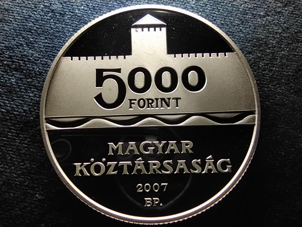Gyulai vár .925 ezüst 5000 Forint 2007 BP PP