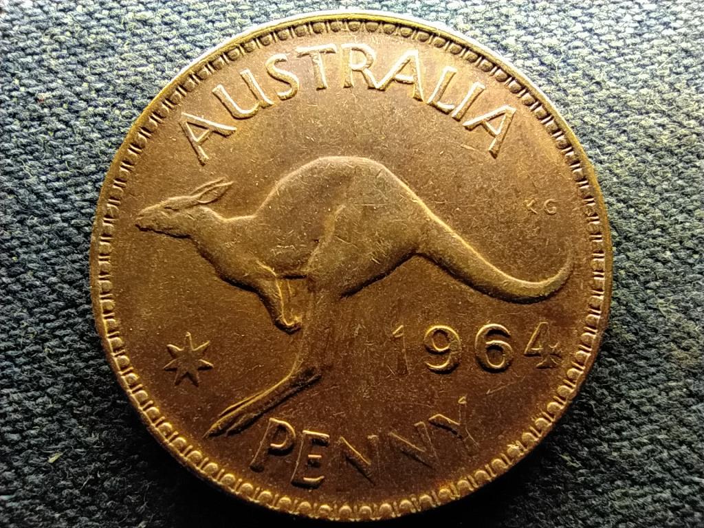 Ausztrália II. Erzsébet (1952-) 1 Penny 1964