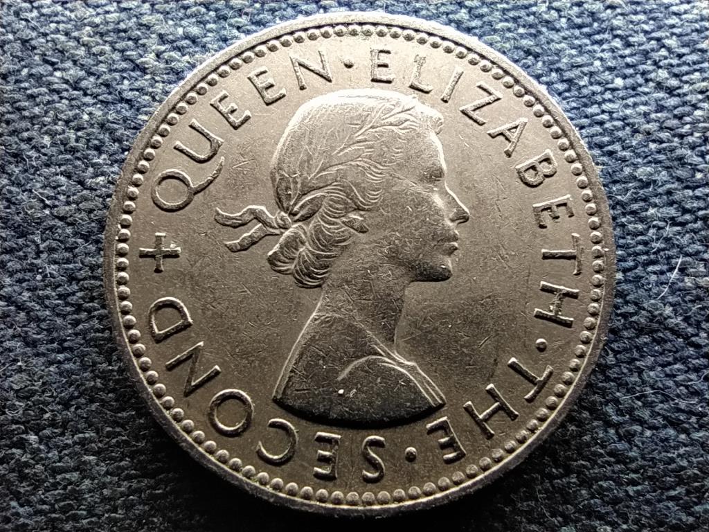 Új-Zéland II. Erzsébet 1 shilling 1957