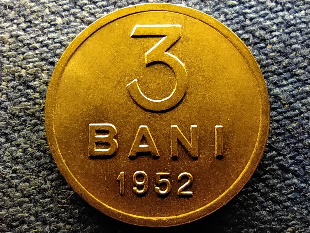 Románia Népköztársaság (1947-1965) 3 Bani 1952