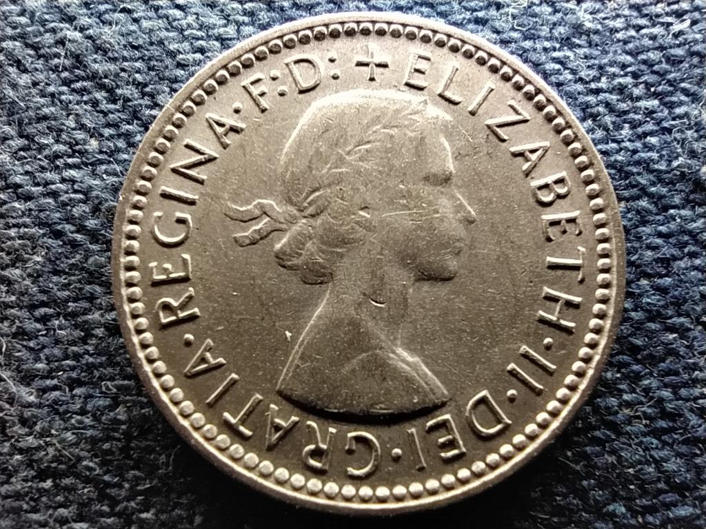 Ausztrália II. Erzsébet (1952-) .500 ezüst 6 Pence 1963