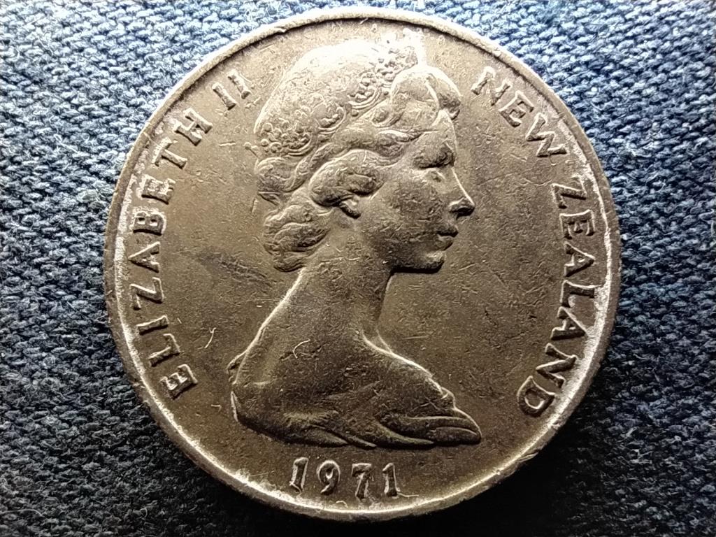 Új-Zéland II. Erzsébet kiwi 20 Cent 1971 RITKÁBB