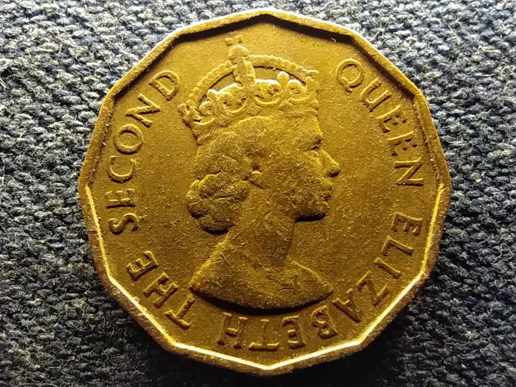 Fidzsi-szigetek II. Erzsébet 3 penny 1955