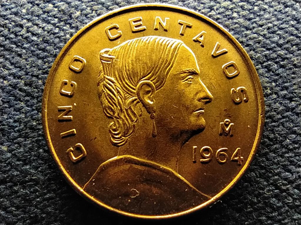 Mexikó 5 Centavos 1964 Mo