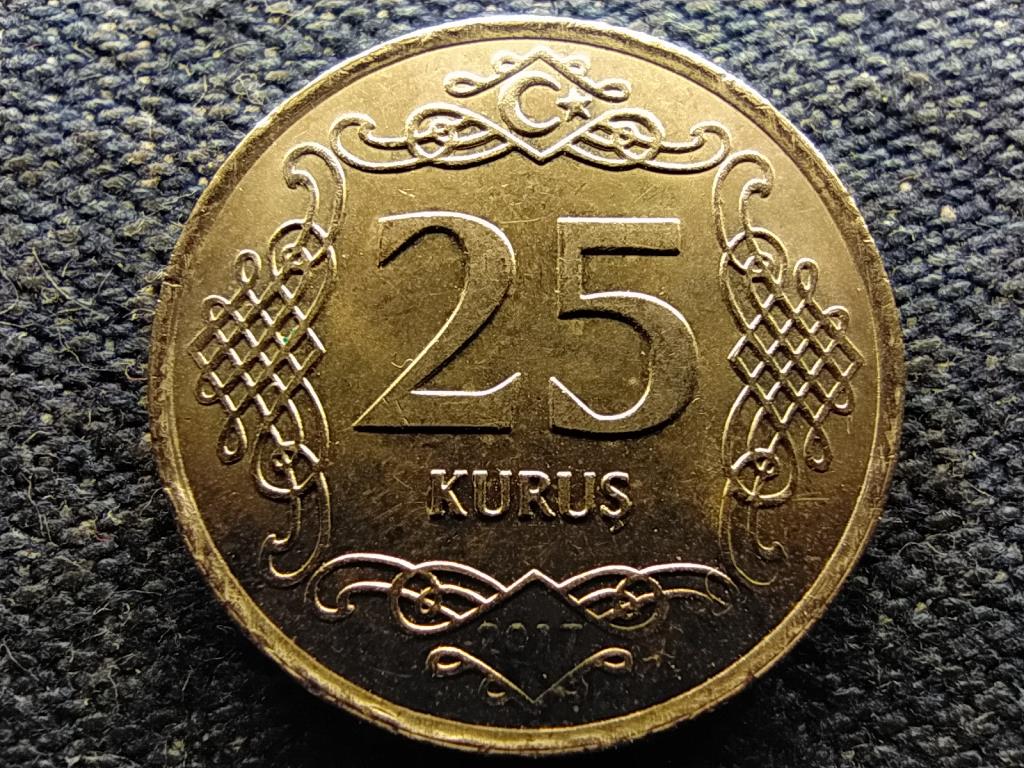 Törökország 25 kurus 2017