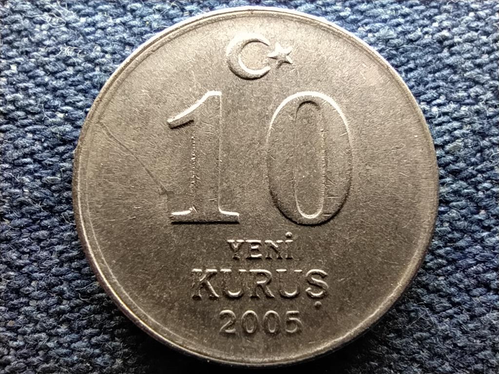 Törökország 10 új kurus 2005