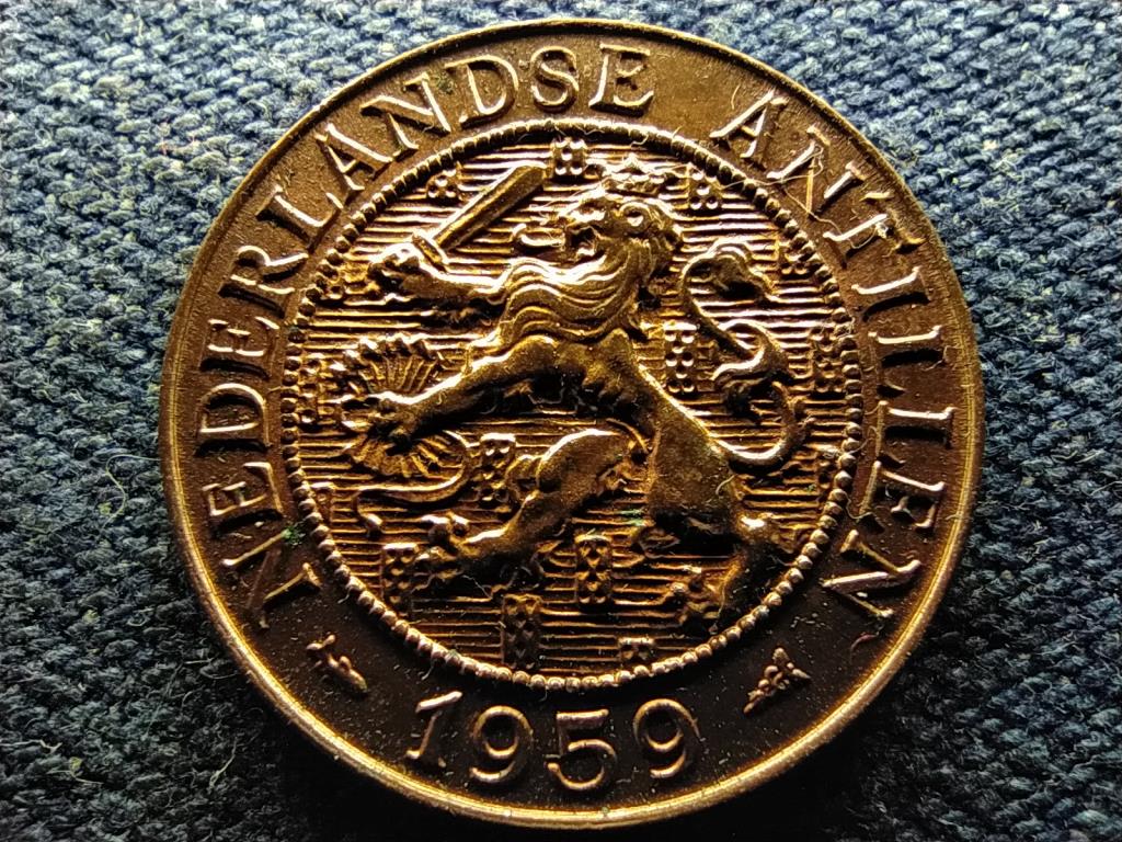 Holland Antillák Júlia (1948-1980) 2 1/2 cent 1959 UNC