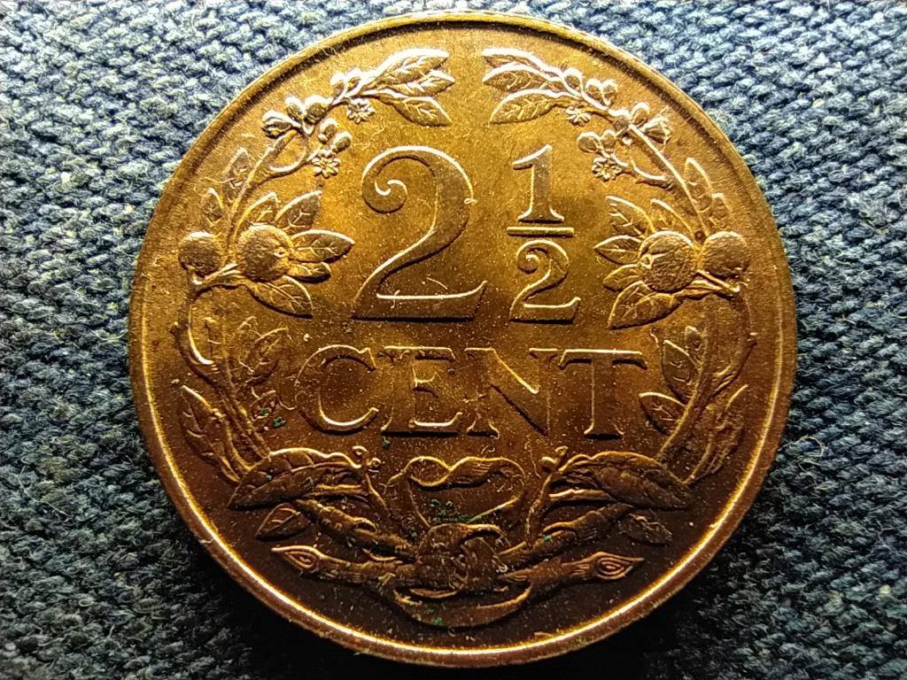 Holland Antillák Júlia (1948-1980) 2 1/2 cent 1959 UNC