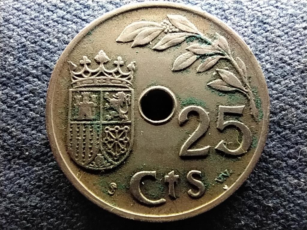 Spanyolország Második diadalmas év 25 centimo 1937