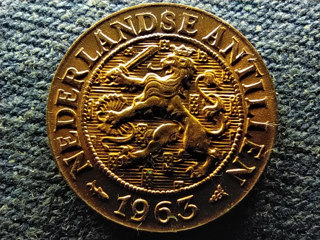 Holland Antillák Júlia (1948-1980) 1 cent 1963 UNC