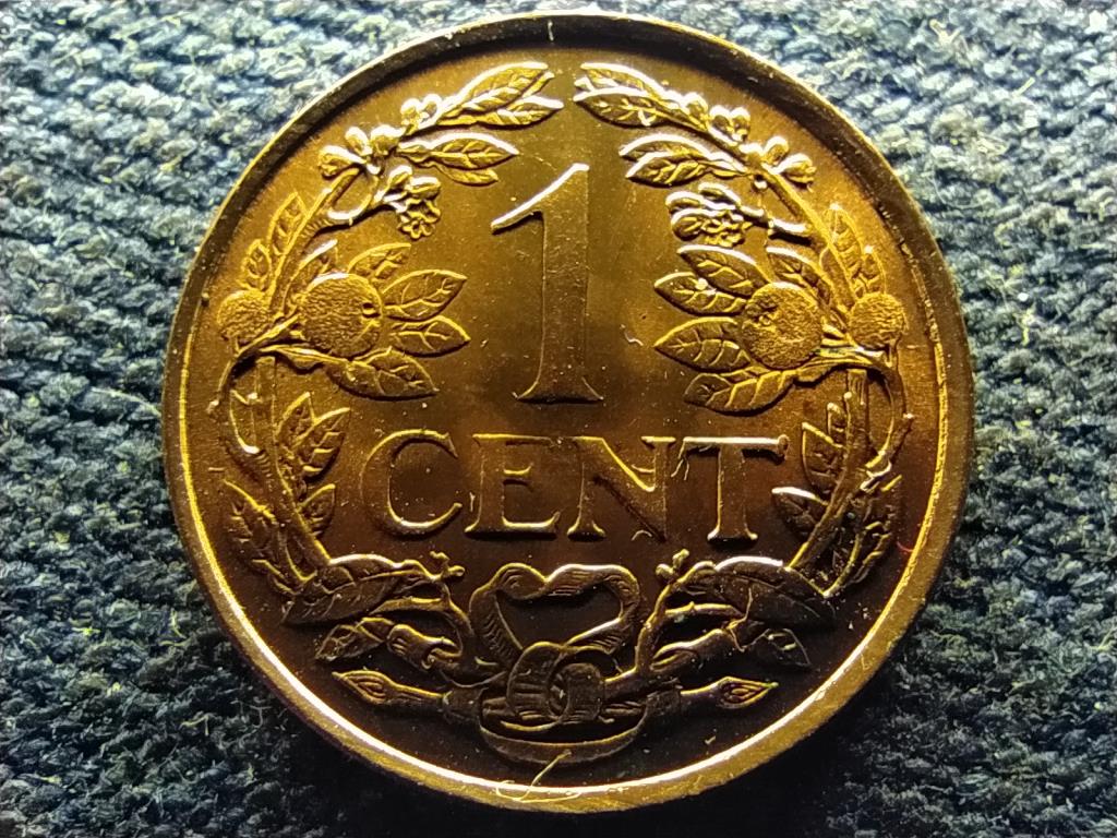 Holland Antillák Júlia (1948-1980) 1 cent 1963 UNC