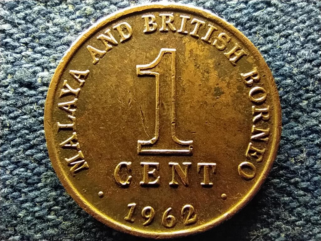 Malajzia II. Erzsébet (1952-1963) 1 cent 1962