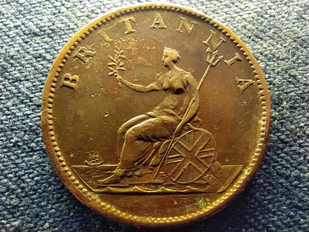 Anglia III. György (1760-1820) 1/2 Penny 1807
