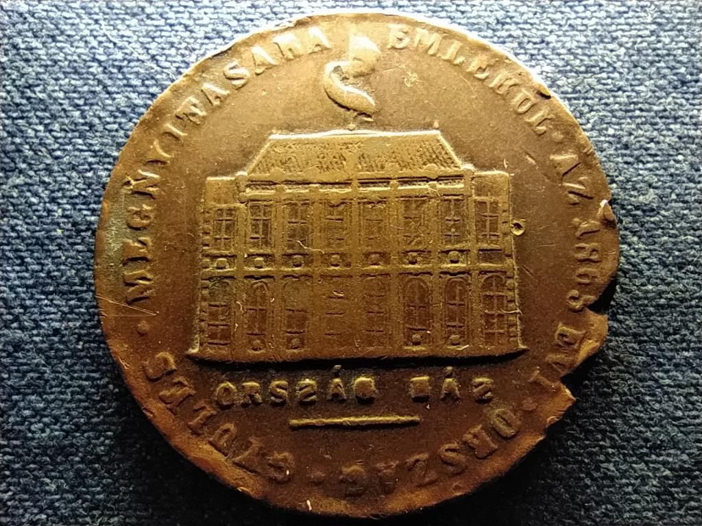 Emlékül az 1805. évi Országgyűlés megnyitására Országház bronz érem