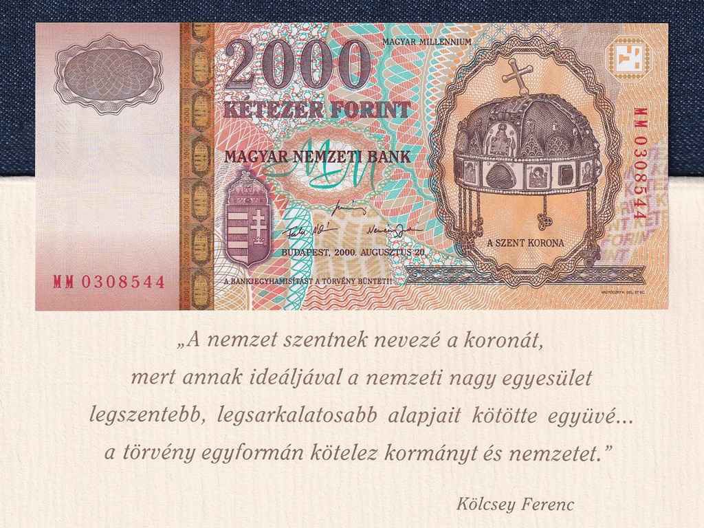 Millennium 2000 Forint bankjegy 2000