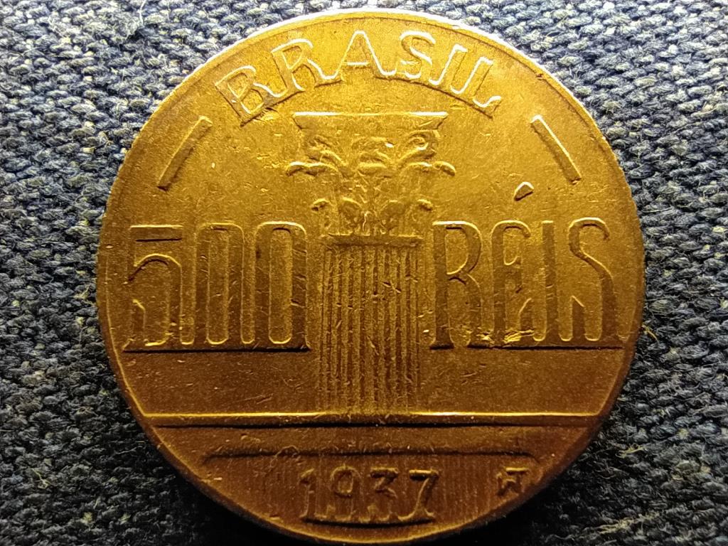 Brazília Feijó régens 500 reis 1937