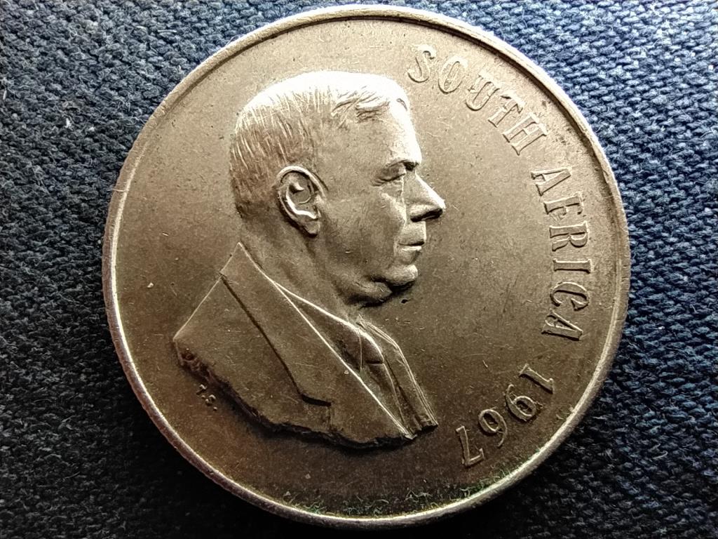 Dél-Afrikai Köztársaság Dél-Afrikai Köztársaság (1961- ) .800 ezüst 1 Rand 1967
