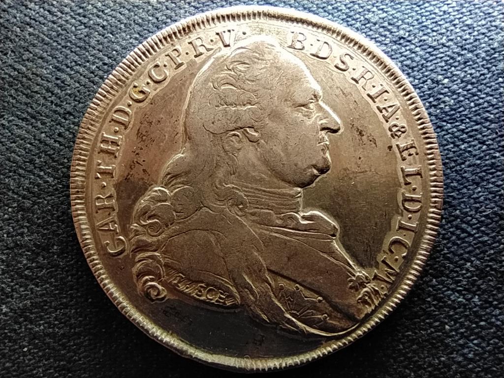 Német Államok Bajorország II. Károly (1777-1799) .833 ezüst 1 tallér 1783 