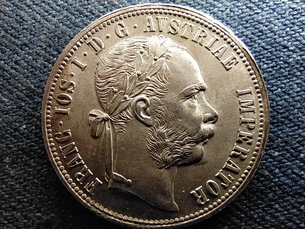 Ausztria Ferenc József .900 ezüst 1 Florin 1877 EXTRA