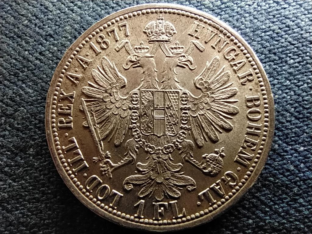 Ausztria Ferenc József .900 ezüst 1 Florin 1877 EXTRA