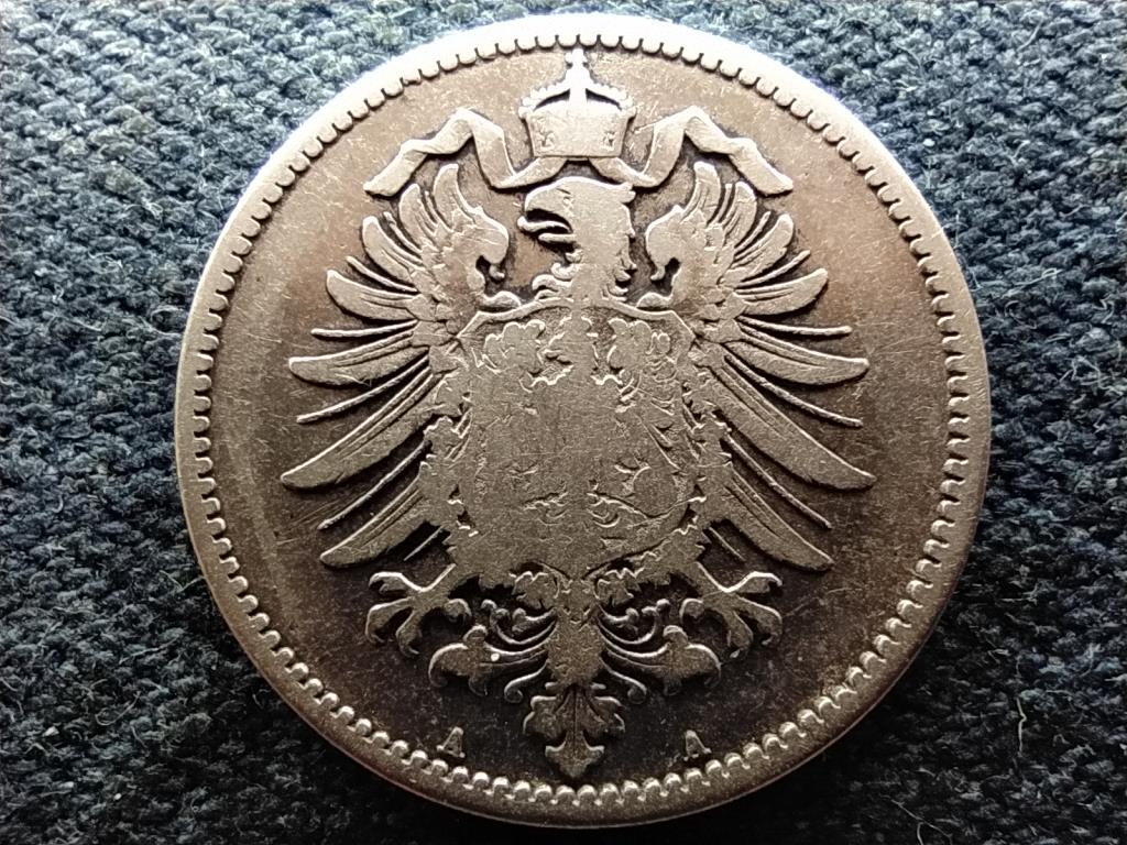 Németország Második Birodalom I. Vilmos (1871-1888) .900 ezüst 1 Márka 1876 A