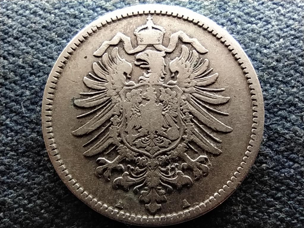 Németország Második Birodalom I. Vilmos (1871-1888) .900 ezüst 1 Márka 1875 A