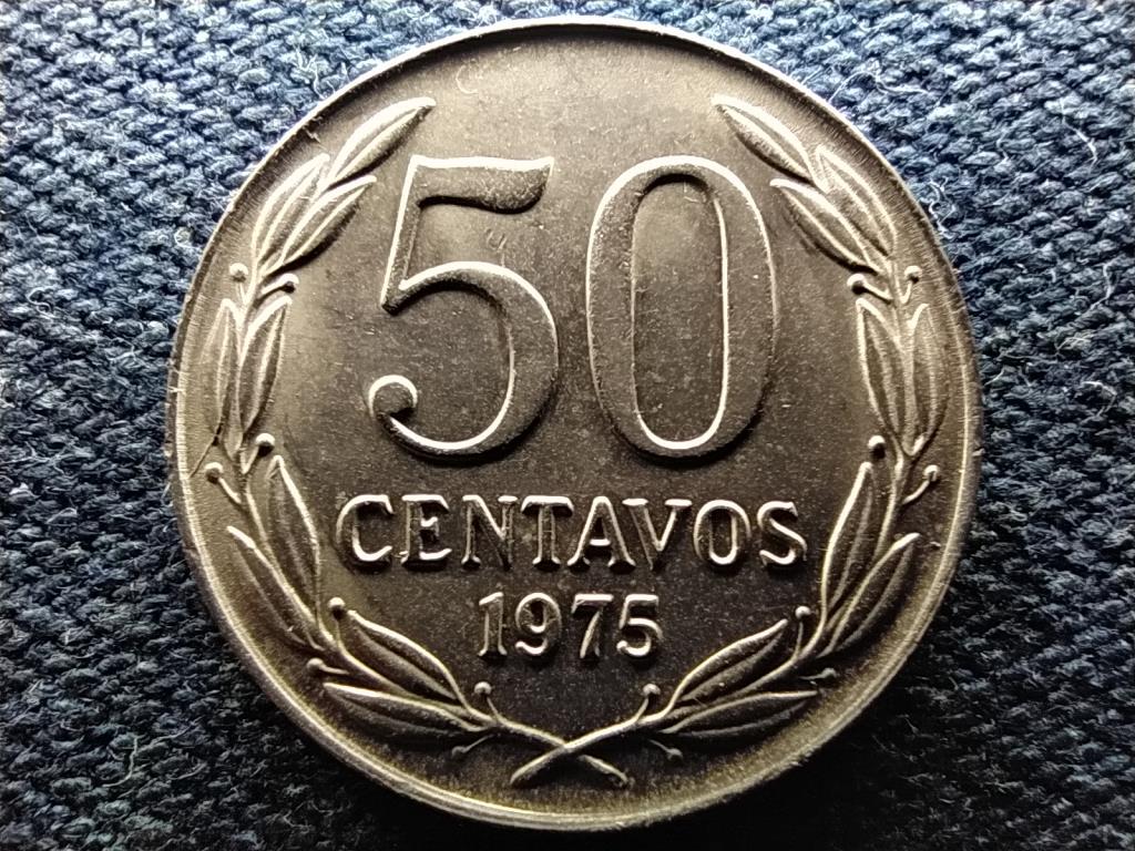 Chile Köztársaság (1818-) 50 centavo 1975 So