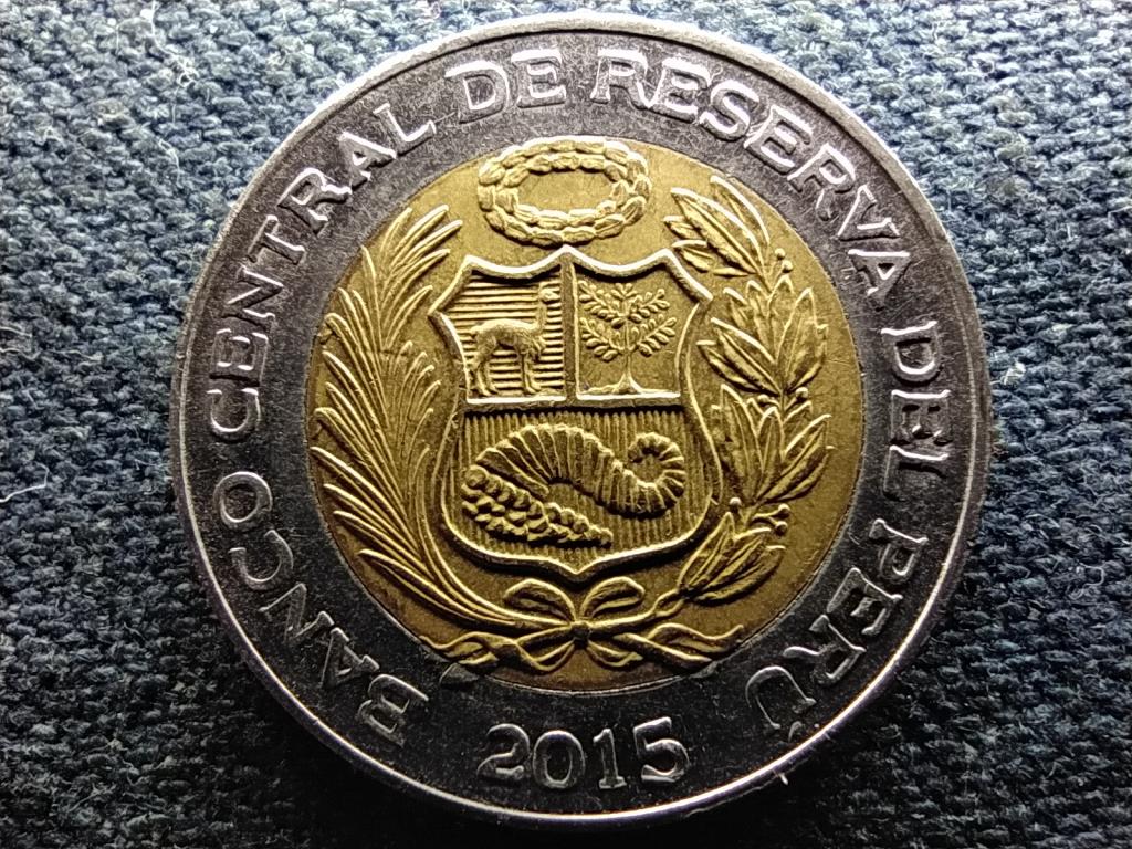 Peru Köztársaság (1822-napjainkig) 5 új sol 2015 LIMA