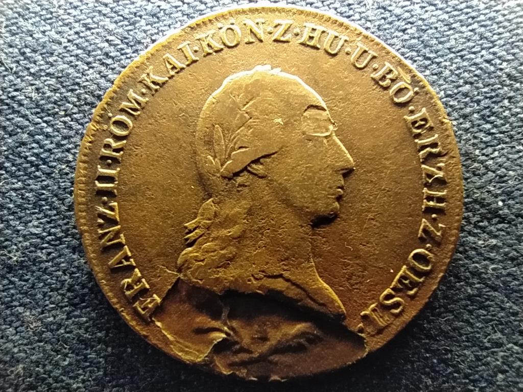 Ausztria II. Ferenc (1792-1835) 6 Krajcár 1800 A? EXTRA ANYAGHIBÁS