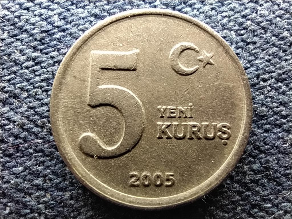 Törökország 5 új kurus 2005