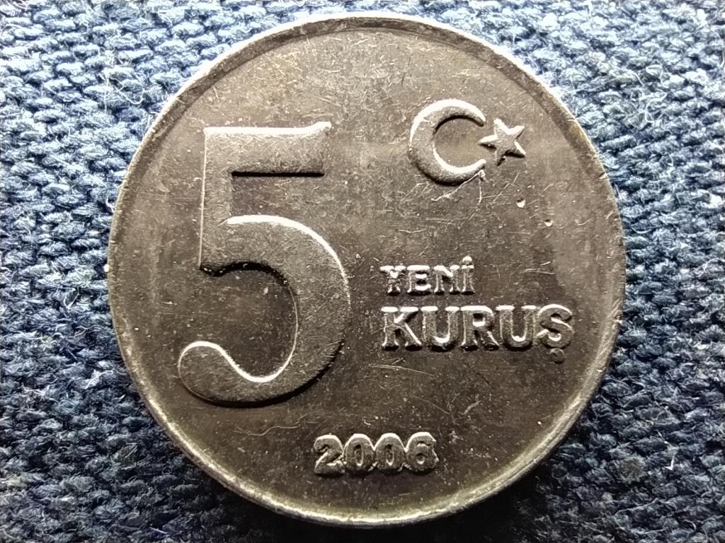 Törökország 5 új kurus 2006