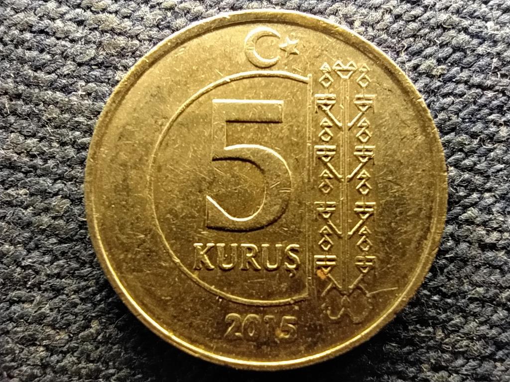 Törökország 5 kurus 2015