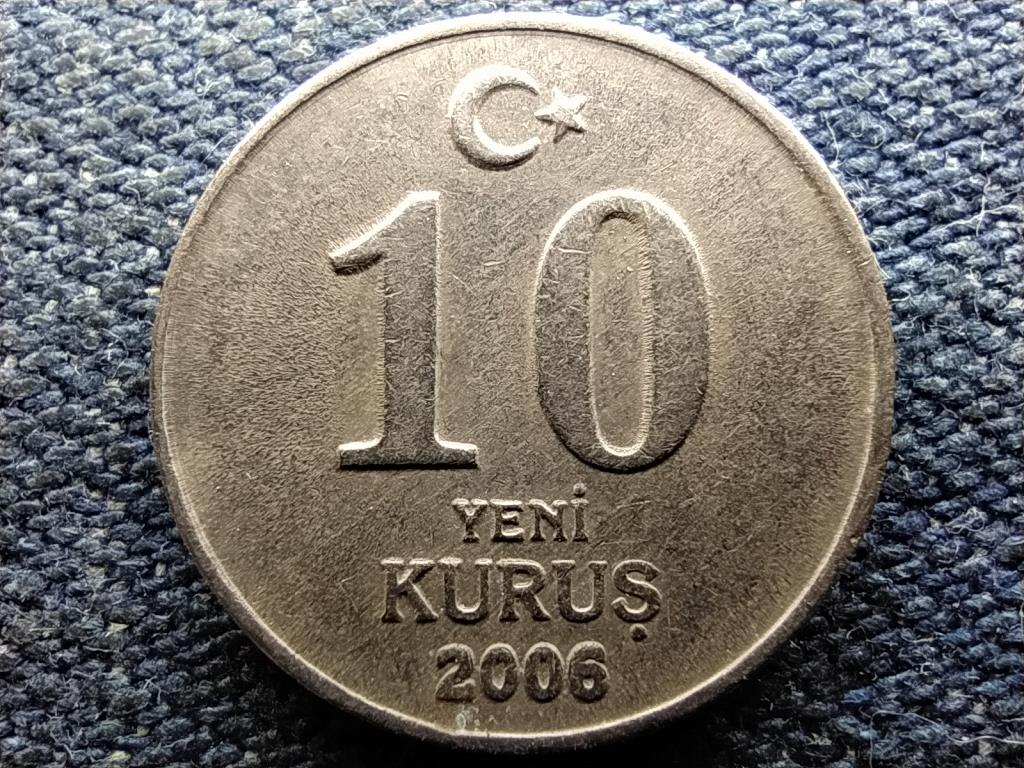 Törökország 10 új kurus 2006