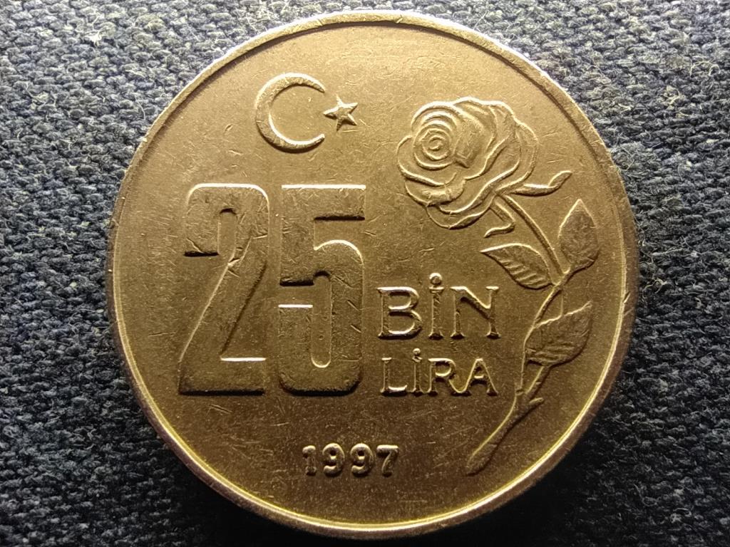 Törökország 25 bin líra 1997