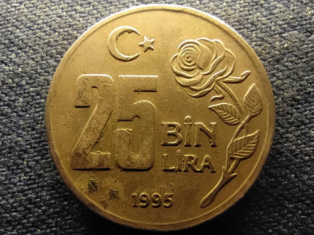 Törökország 25 bin líra 1995