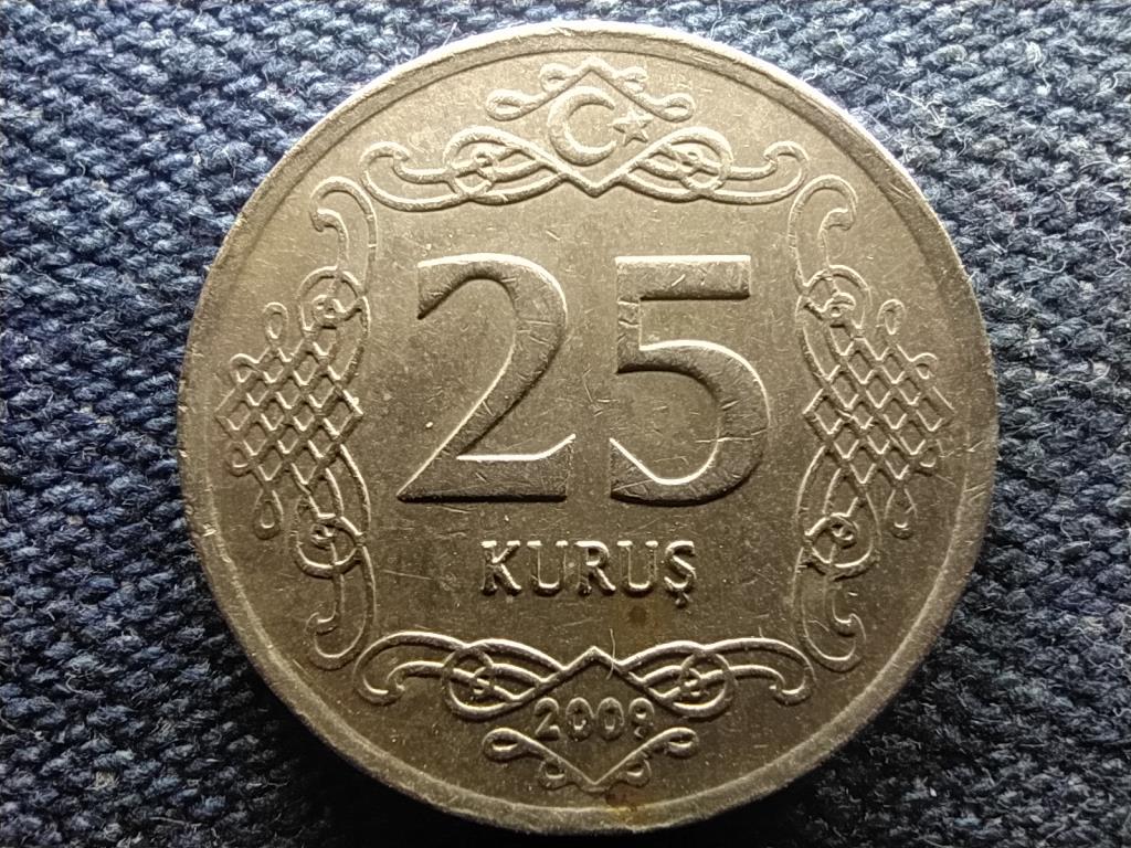 Törökország 25 kurus 2009