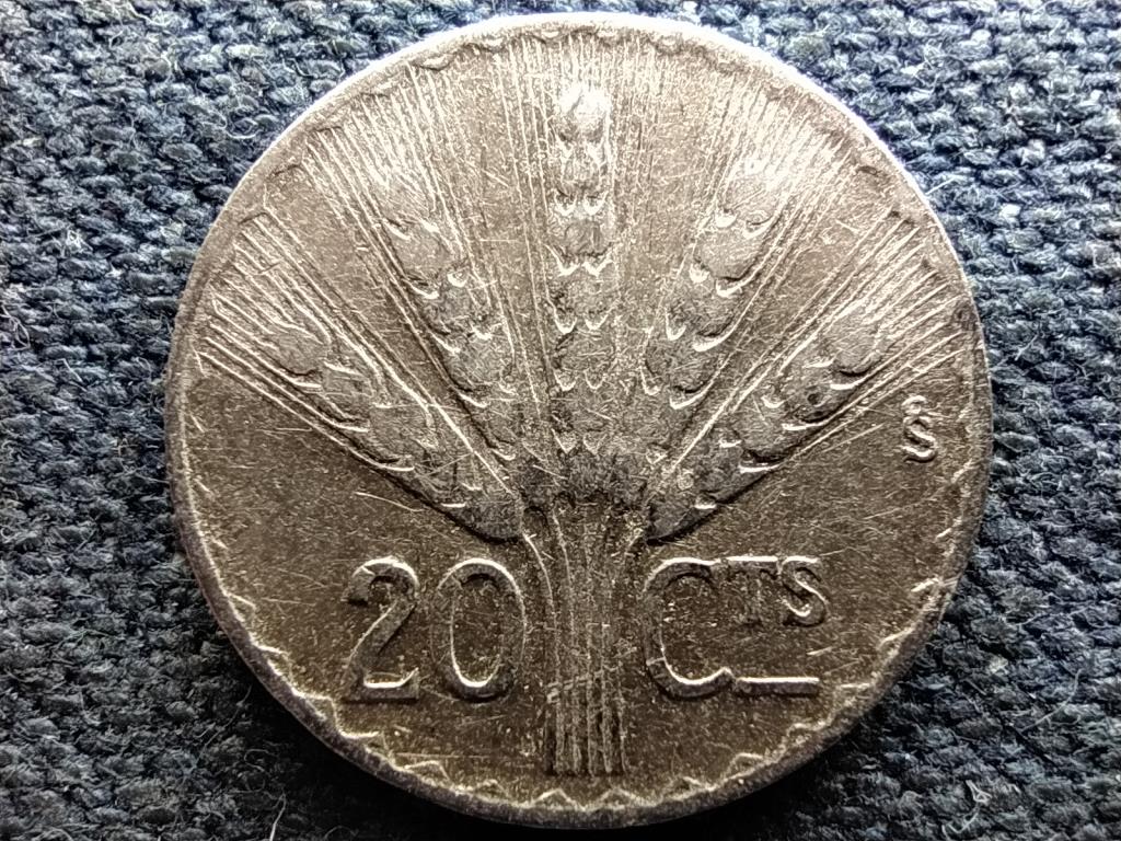 Uruguay Keleti Köztársaság (1825- ) .720 ezüst 20 centesimo 1942 So