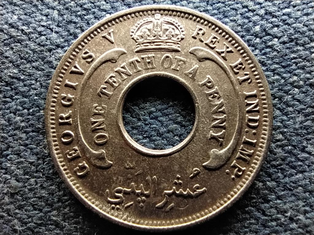 Brit Nyugat-Afrika V. György (1910-1936) 1/10 penny 1926