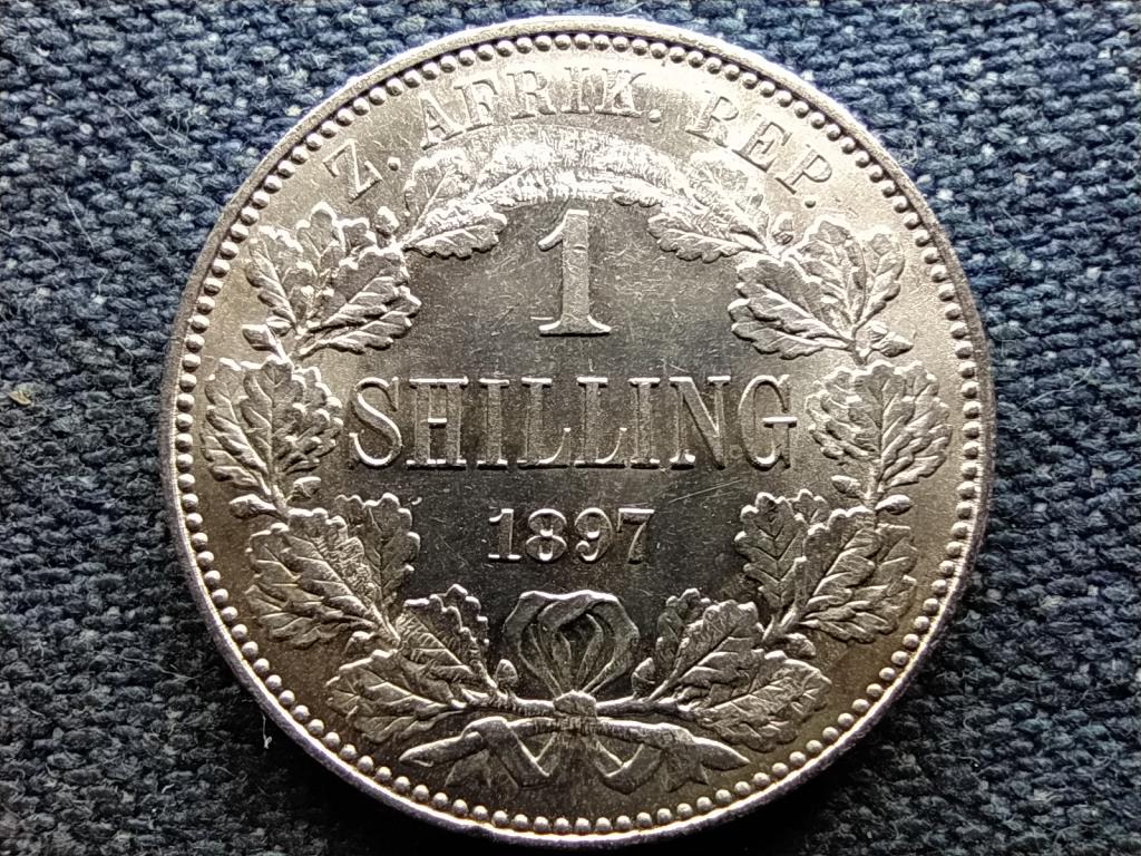 Dél-Afrikai Köztársaság Johannes Paulus Kruger .925 ezüst 1 Shilling 1897