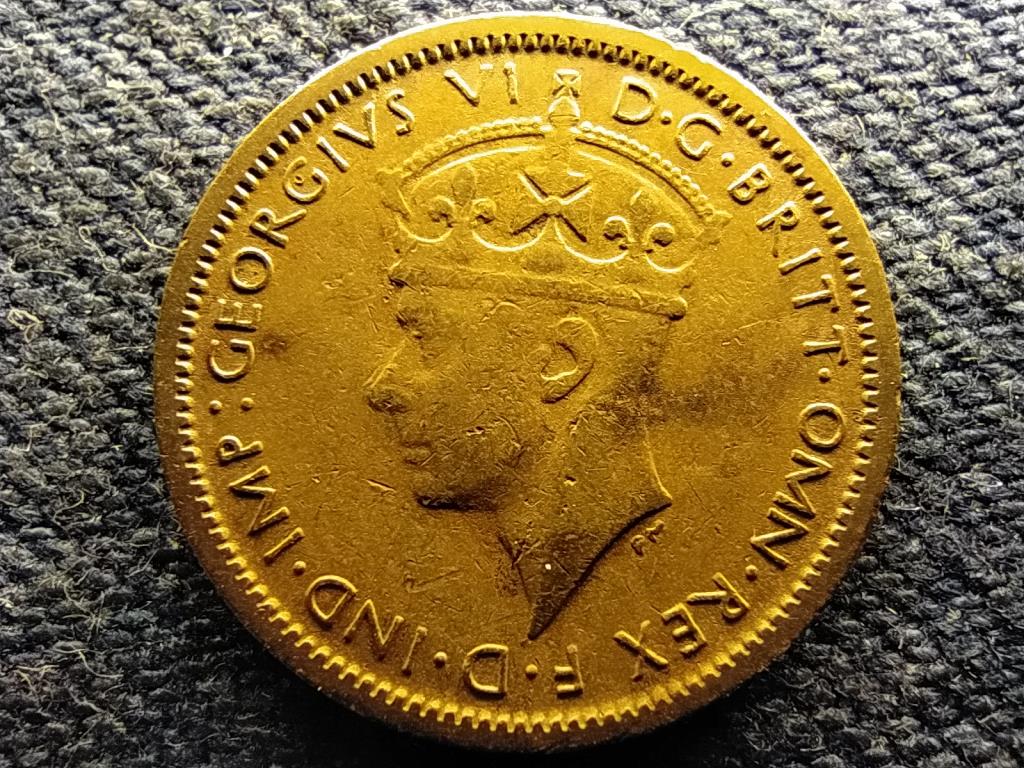 Brit Nyugat-Afrika VI. György (1936-1952) 6 penny 1938