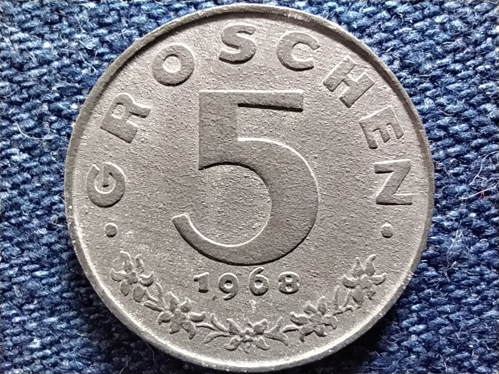 Ausztria 5 Groschen 1968 