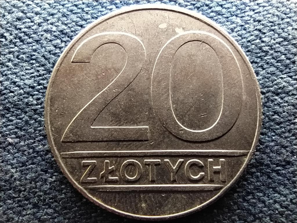 Lengyelország 20 Zloty 1989 MW