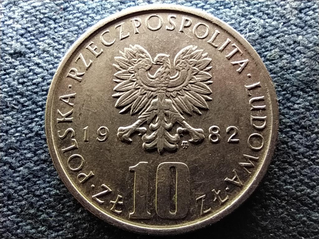 Lengyelország 10 Zloty Bolesław Prus 1982 MW