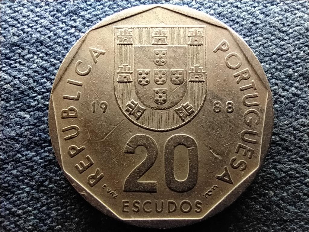 Portugália Harmadik Köztársaság (1974- ) 20 Escudo 1988