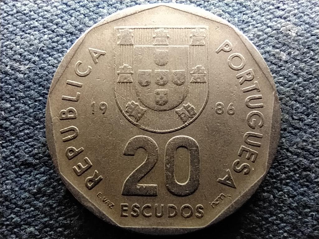 Portugália Harmadik Köztársaság (1974- ) 20 Escudo 1986