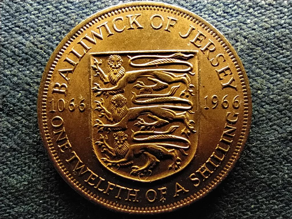 Jersey Hastingsi csata 1/12 shilling 1966