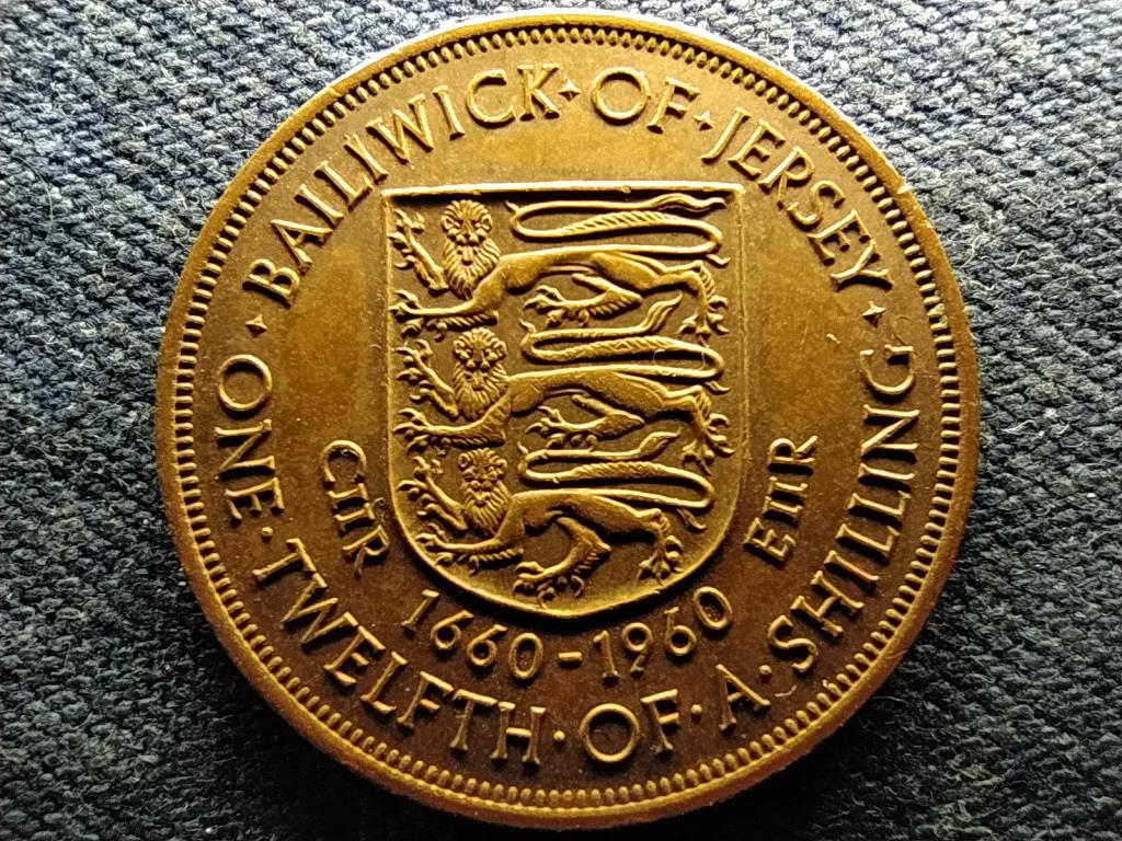 Jersey II. Erzsébet 1/12 shilling 1960