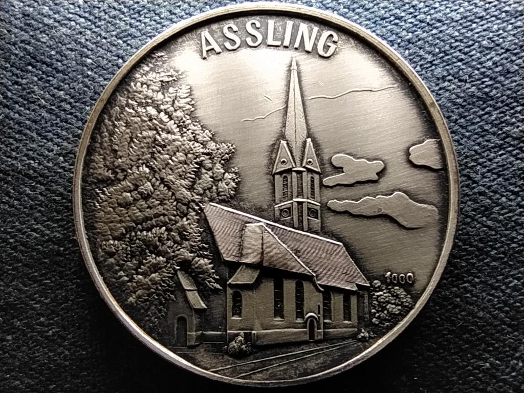 Ausztria, Assling település ezüst emlékérem