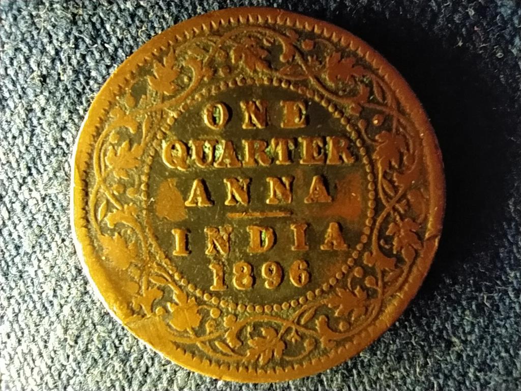 India Viktória (1837-1901) 1/4 Anna 1896