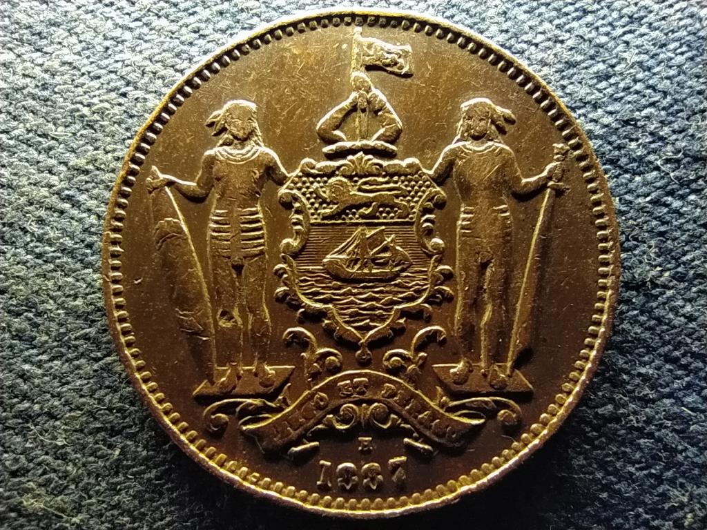 Malajzia Brit Észak-Borneó 1 cent 1887 H